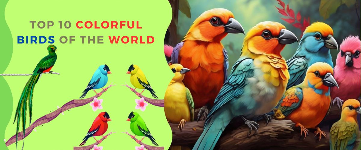 Top 10 colorful birds in the world।दुनिया के शीर्ष 10 सबसे रंगीन पक्षी