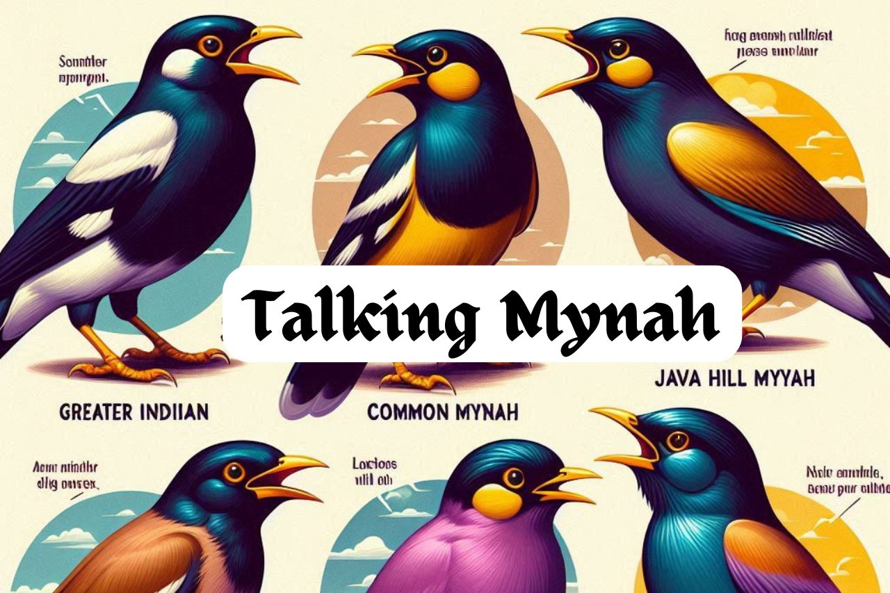 Talking Mynah Bird Species.